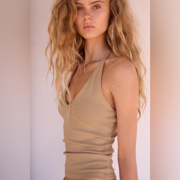 NWT ZARA BACK STRAP HALTER TOP - Picture 5 of 9